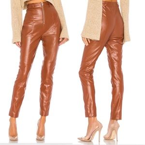 Lovers + Friends Georgie Pant in Chestnut Brown